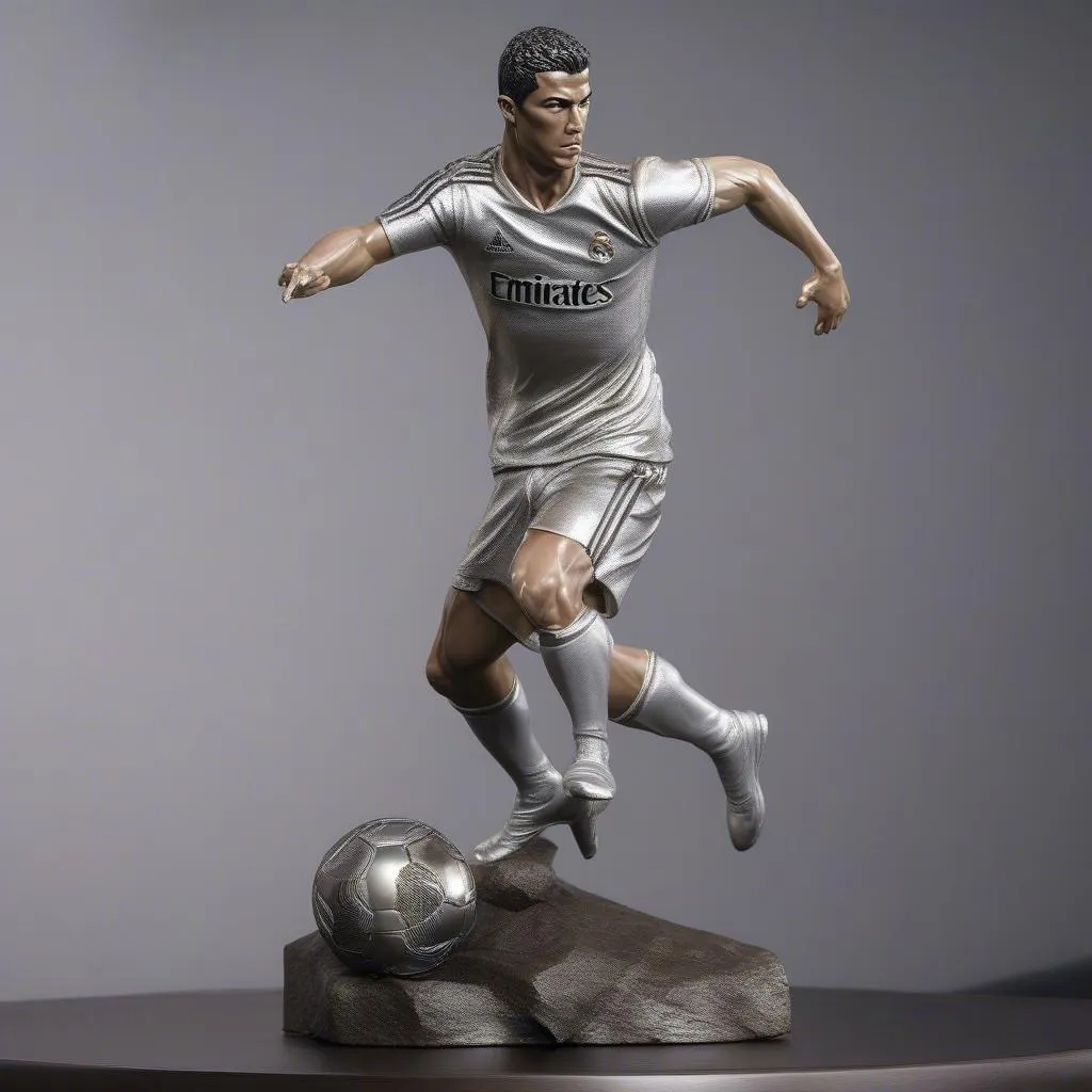 Tượng Soccerwe Ronaldo MU: Biểu tượng của sức mạnh và khát khao chiến thắng