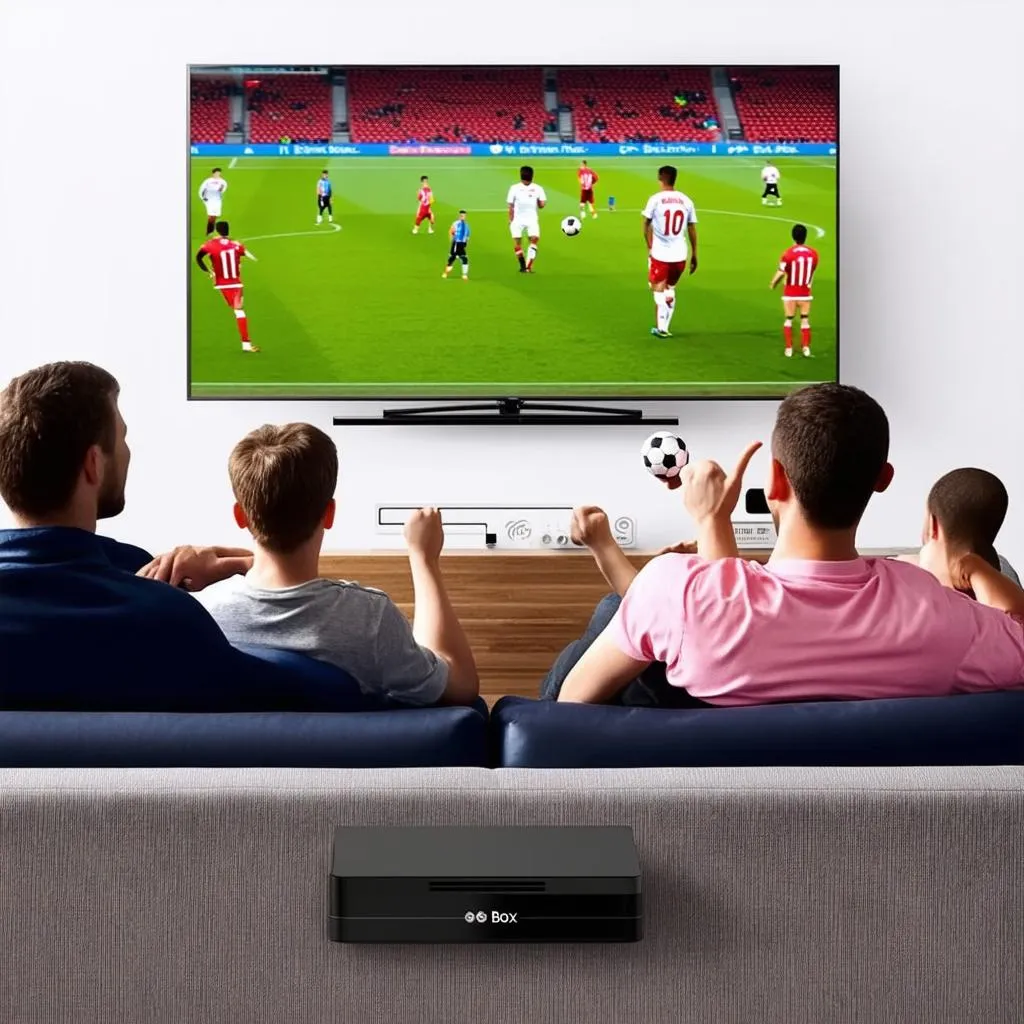 tv box xem bóng đá gia đình