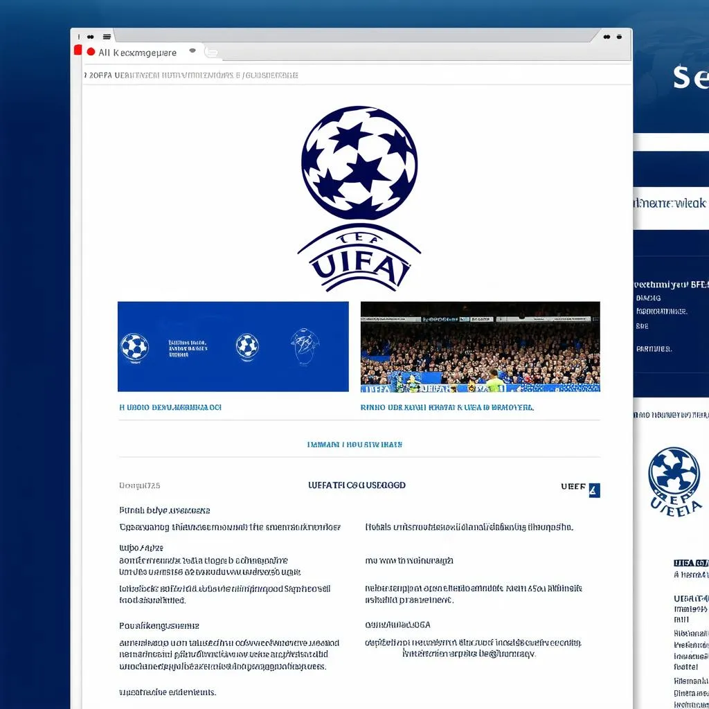 Website UEFA