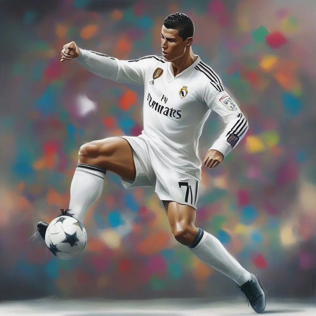 Bí mật của các nghệ sĩ vẽ Ronaldo