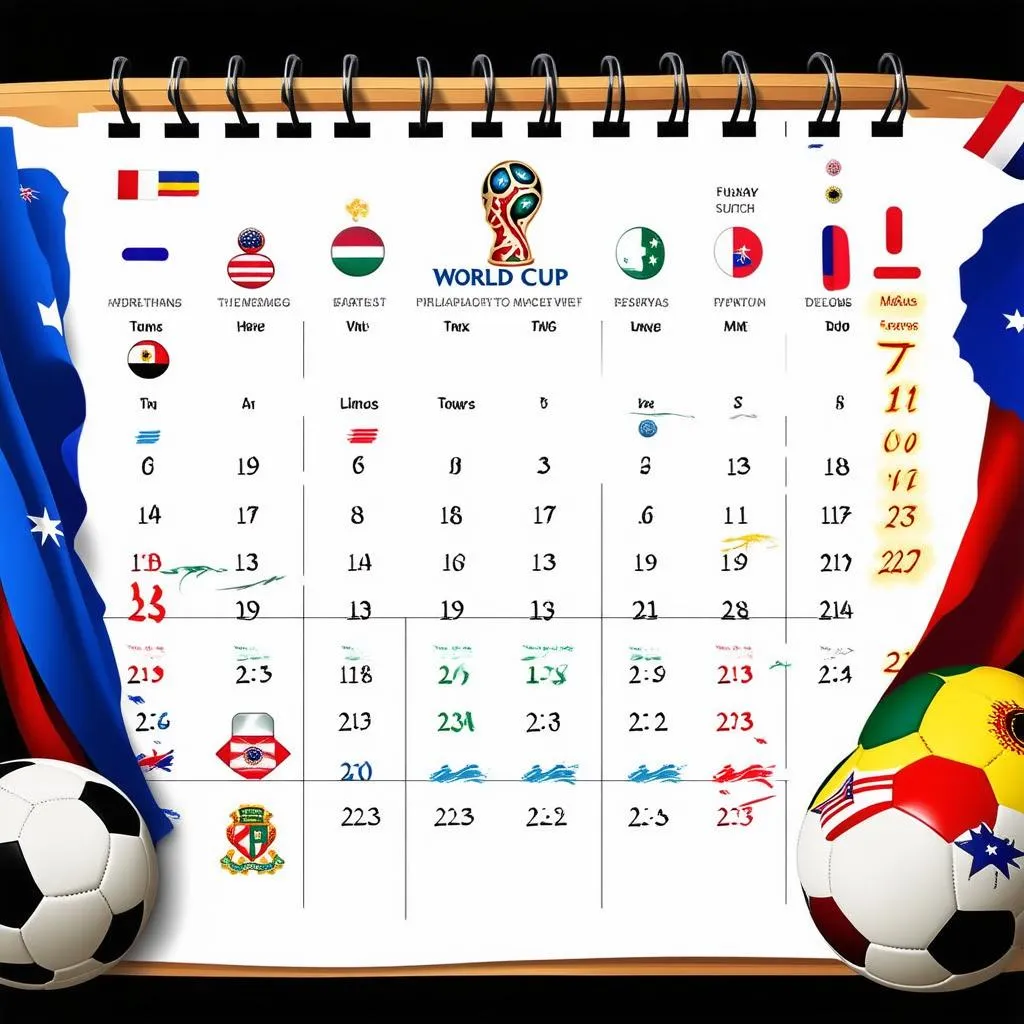 lịch thi đấu world cup