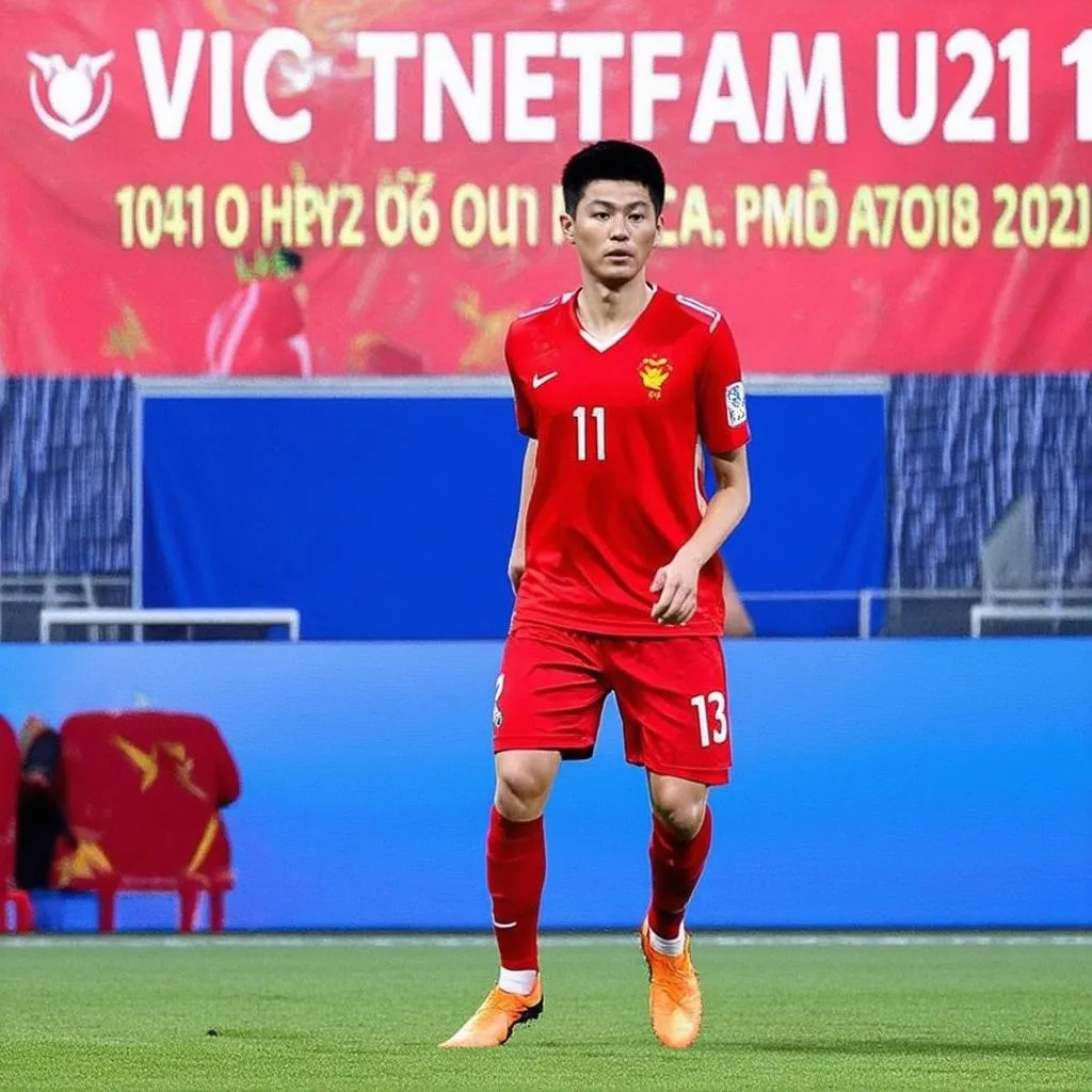 U21 Việt Nam thi đấu