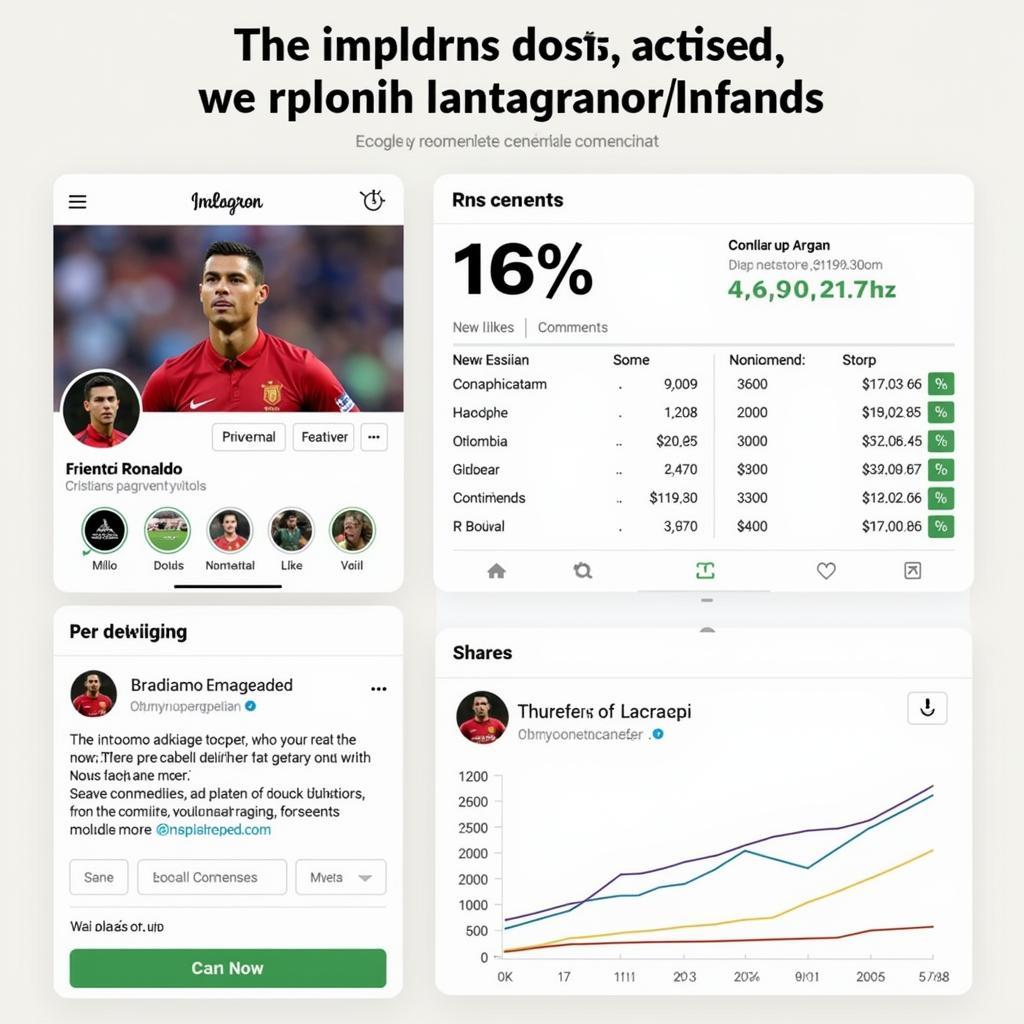 Tương tác khủng trên các bài đăng Instagram của Cristiano Ronaldo