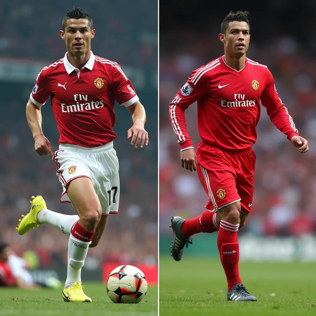 Cristiano Ronaldo Training Evolution