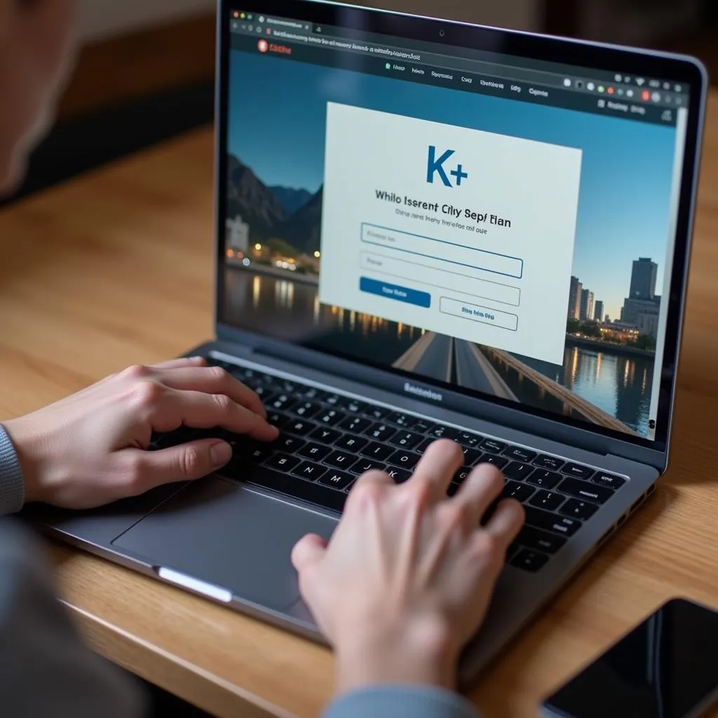 Đăng ký K+ online qua website