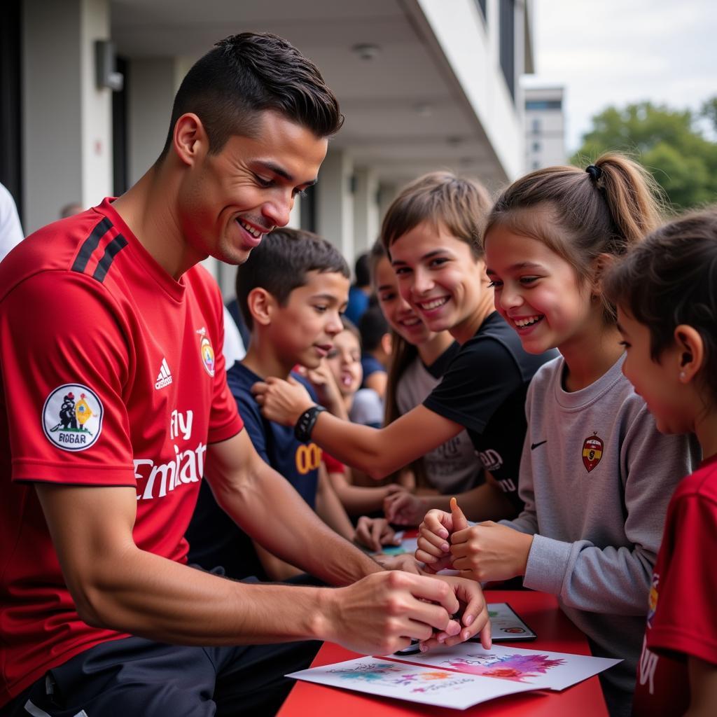 Dấu vân tay của Ronaldo: Cảm hứng cho hàng triệu người