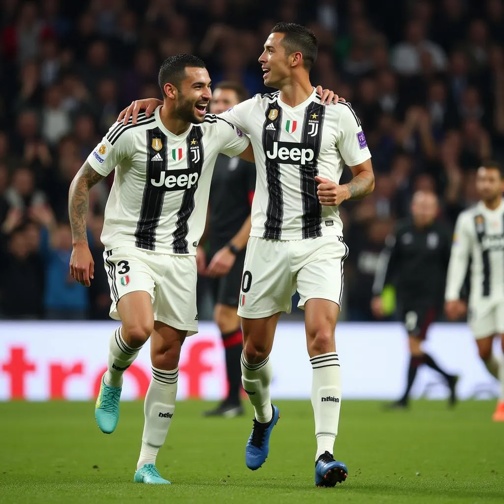 Higuaín and Ronaldo's reunion at Juventus