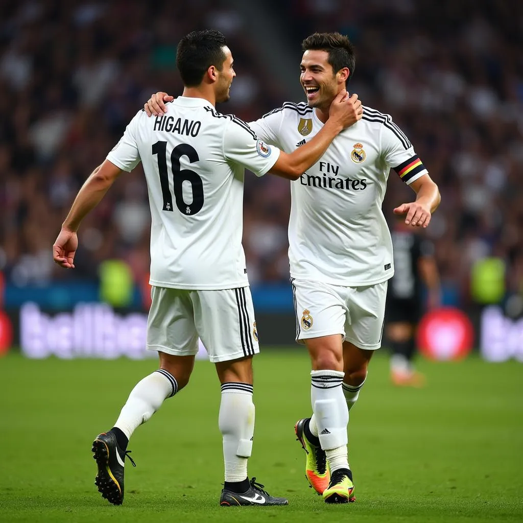 Higuaín and Ronaldo's partnership at Real Madrid