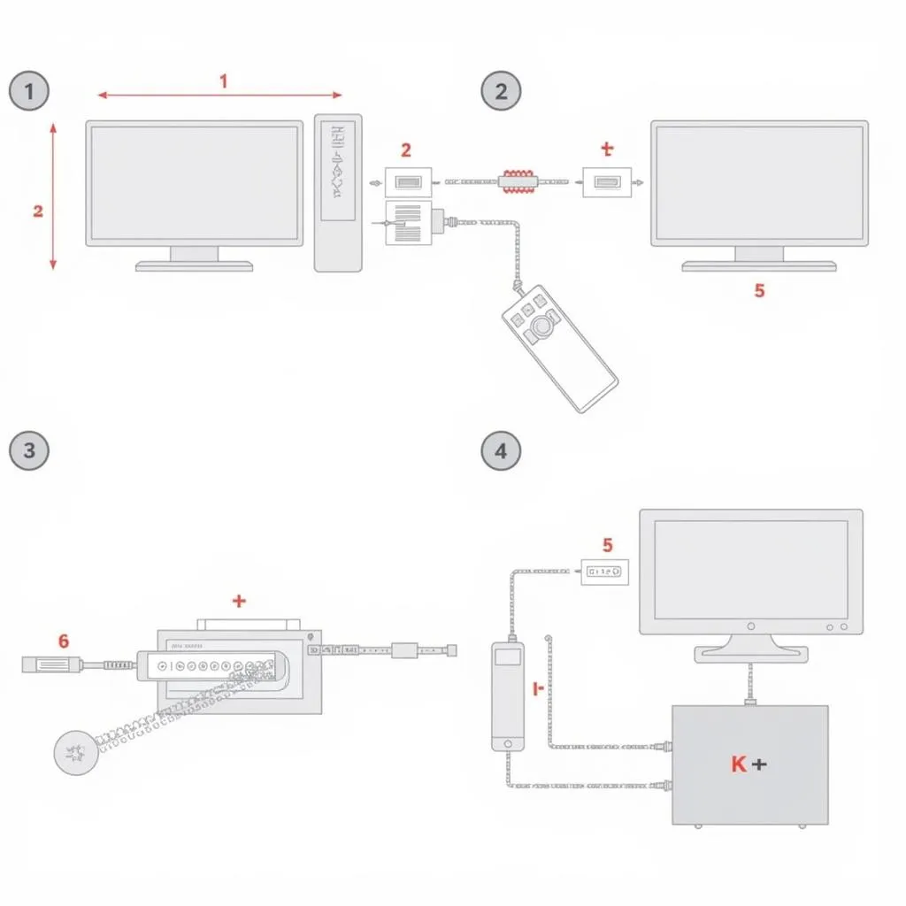 Hướng dẫn kết nối K+ với tivi