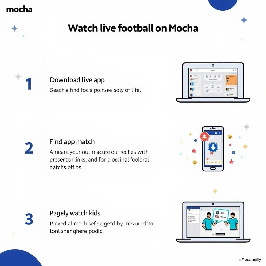 Hướng dẫn xem bóng đá trên Mocha