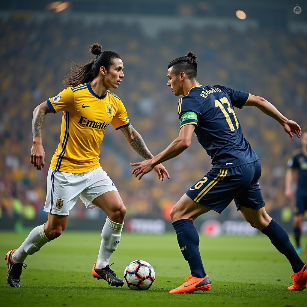 Ibrahimovic và Ronaldo đối đầu đỉnh cao