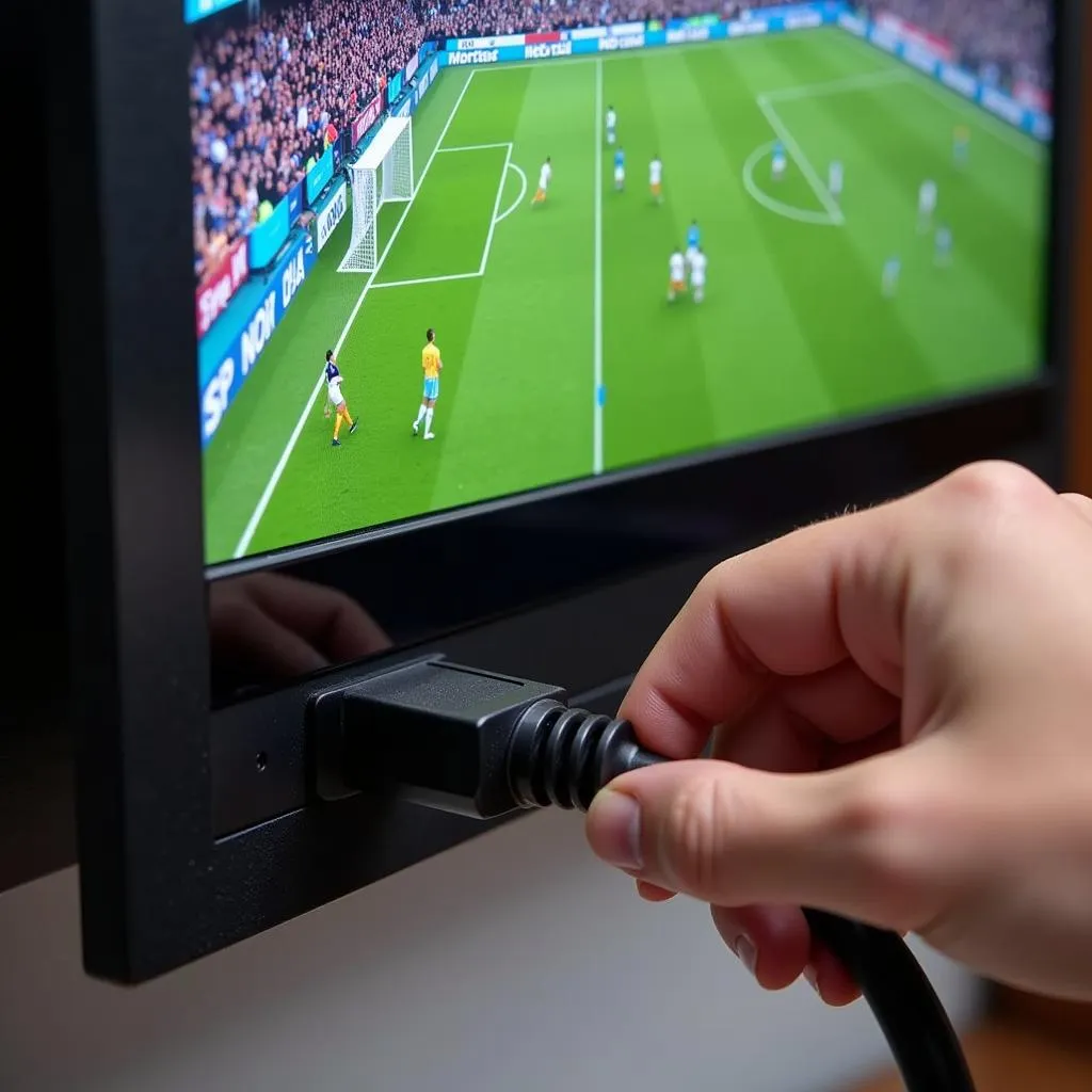 Cách kết nối K+ với tivi bằng cáp HDMI