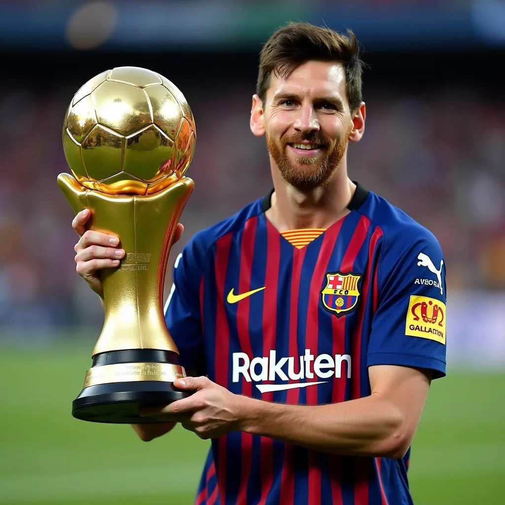 Messi giành Chiếc giày vàng châu Âu