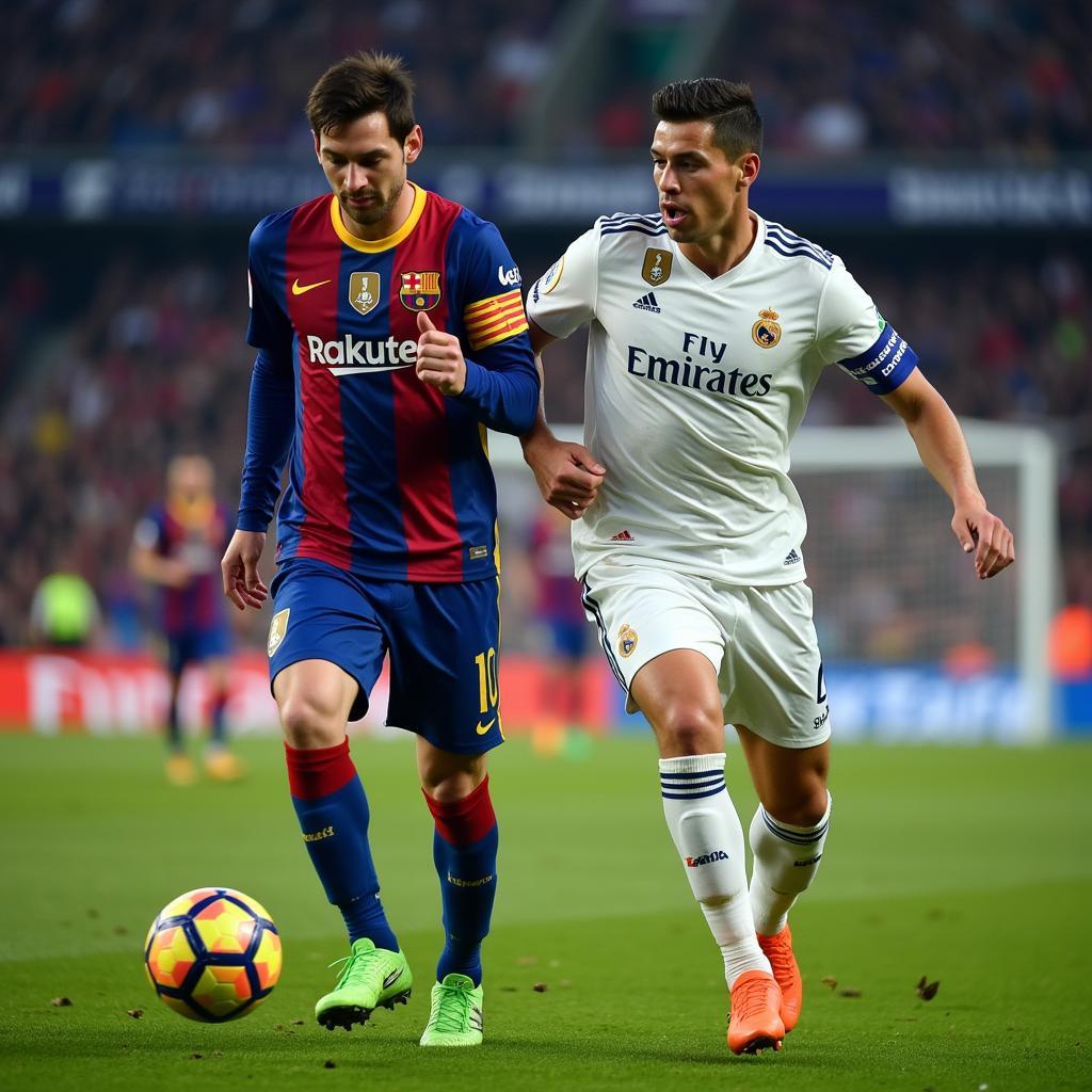 Messi và Ronaldo đối đầu El Clasico