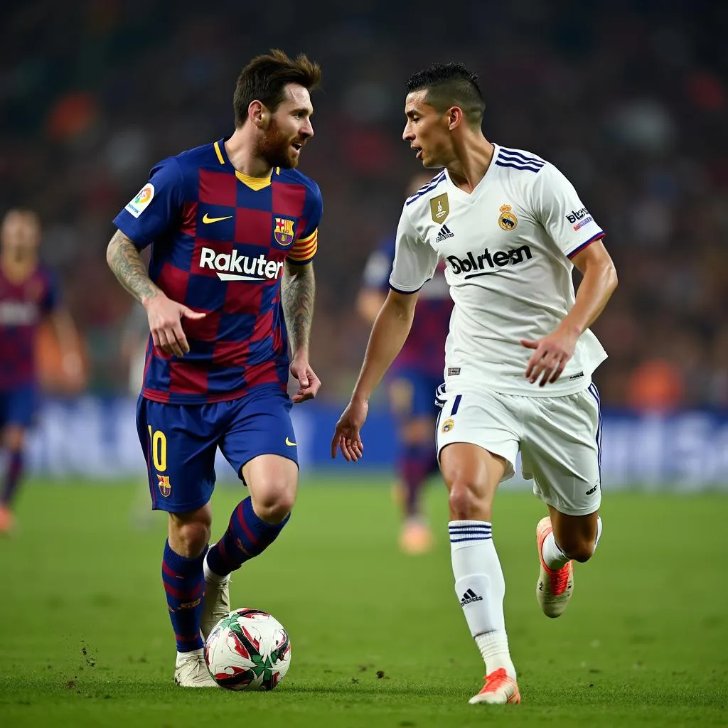 Messi và Ronaldo đối đầu trong trận El Clasico