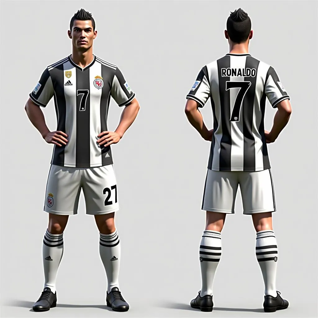 Bộ trang phục mới của Ronaldo trong PES 2017