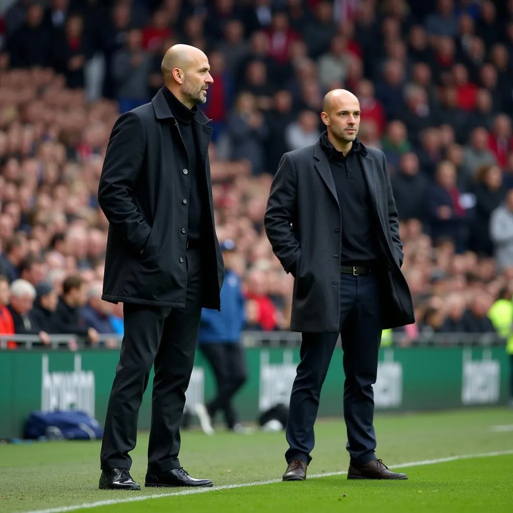 Pep Guardiola và Graham Potter đối đầu chiến thuật