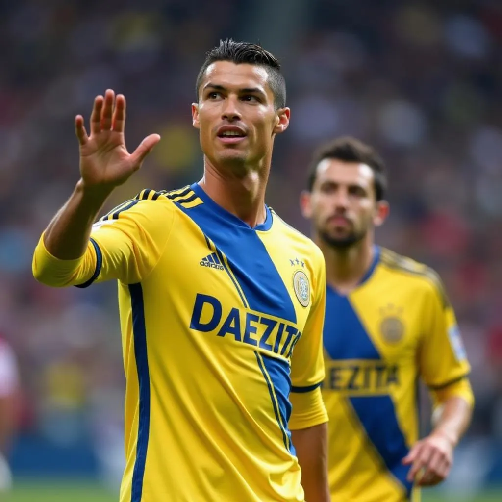 Ronaldo trong màu áo Al Nassr