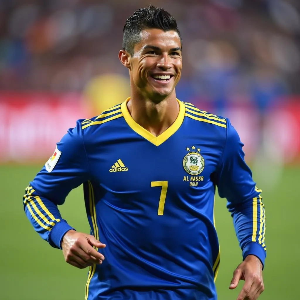 Ronaldo trong màu áo Al Nassr