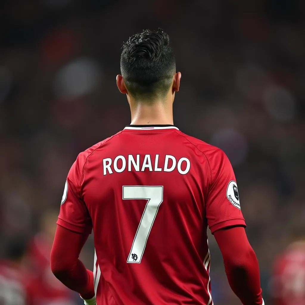 Ronaldo mặc áo số 7 trở lại tại Manchester United