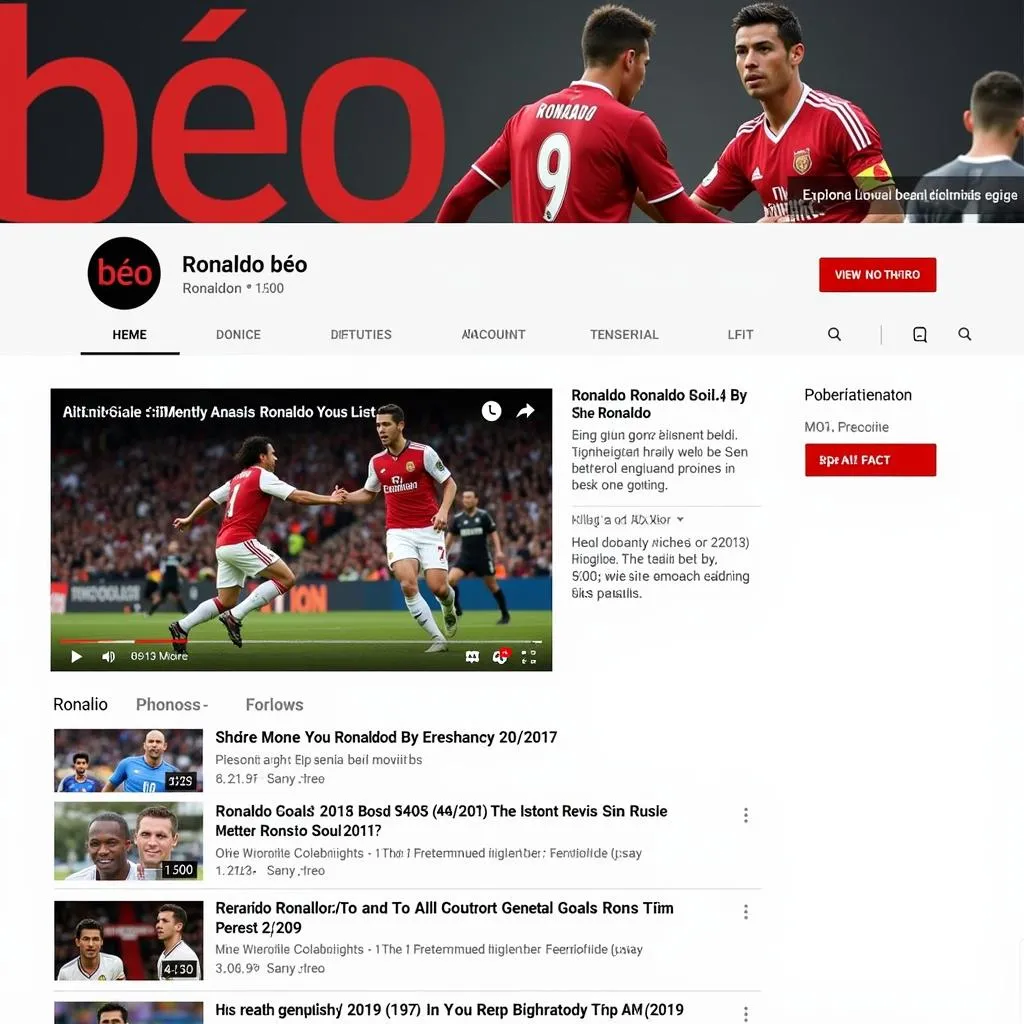 Ronaldo "béo" trên YouTube: Cơn sốt bất tận