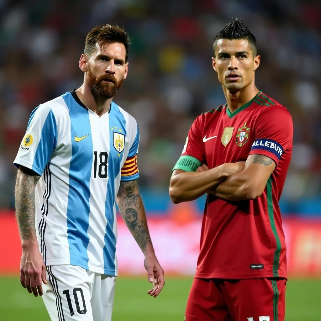 Ronaldo và Messi tại World Cup