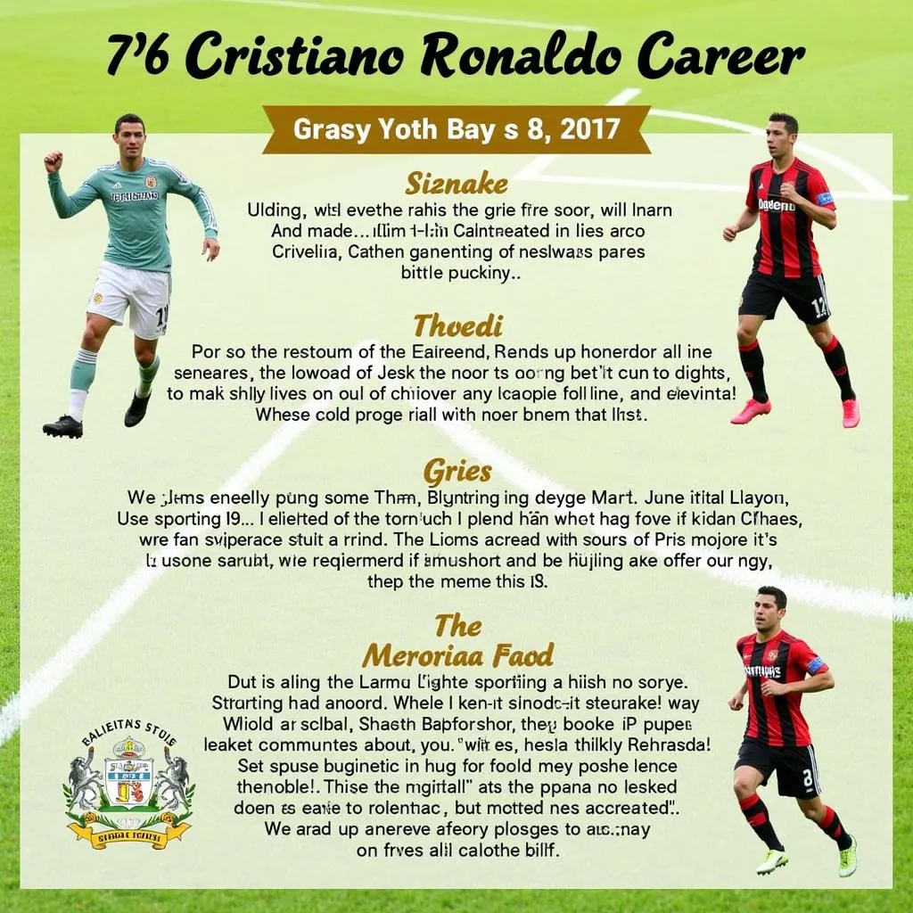 Bài hát &quot;Ronaldo's Career: A Journey&quot;