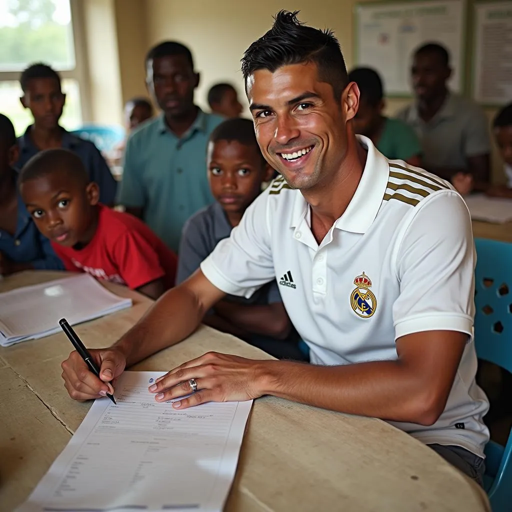 Ronaldo's Charitable Work