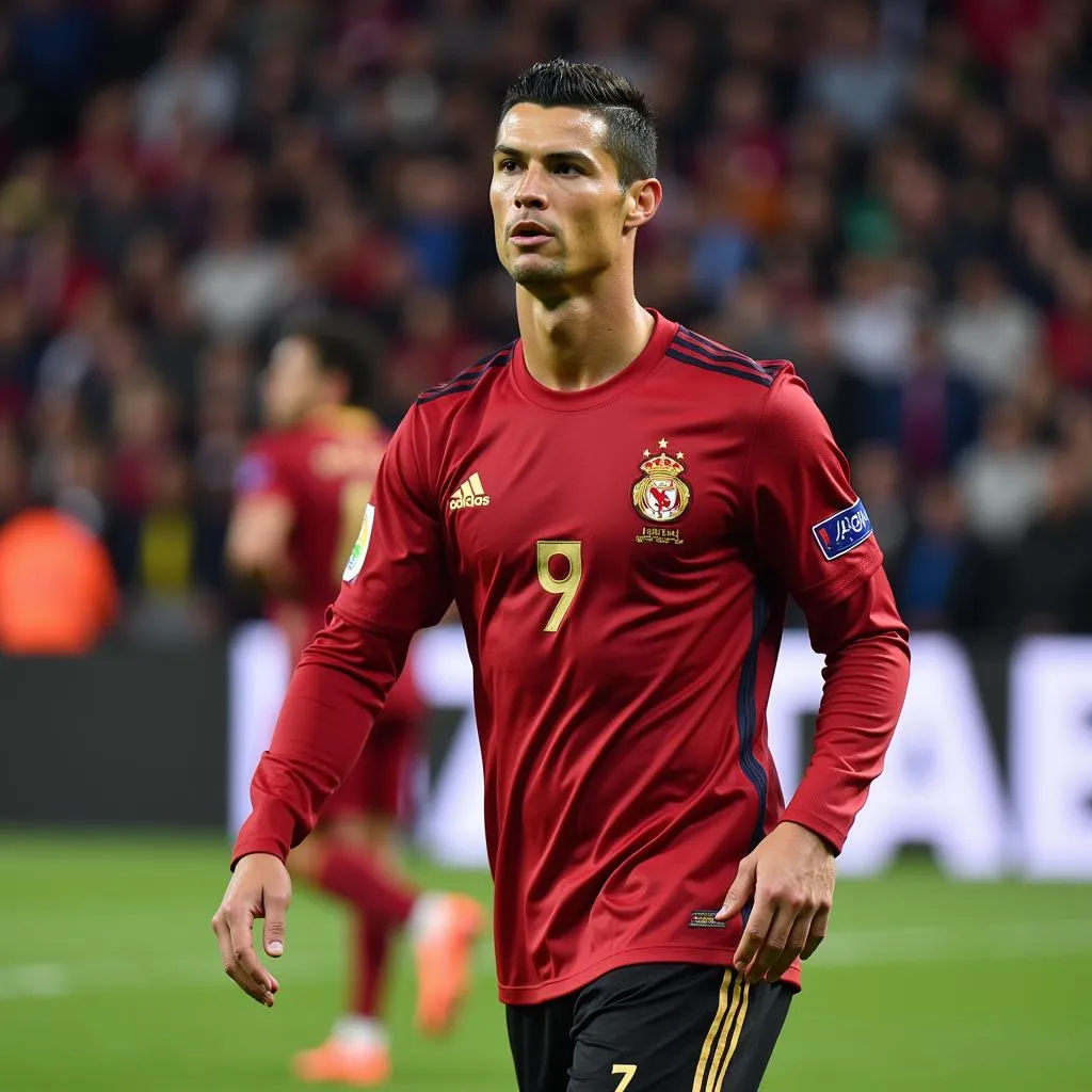 Ronaldo bị thương và sự kiên cường