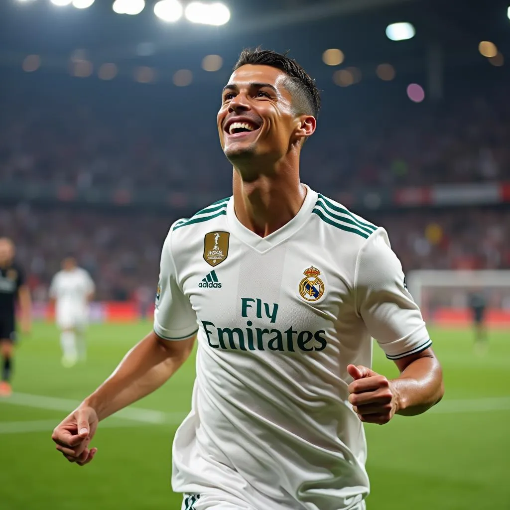 Ronaldo cười toả nắng