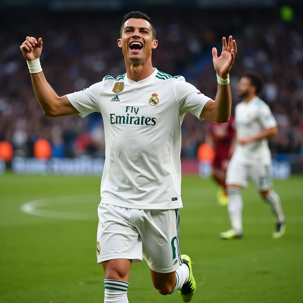 Cristiano Ronaldo cứu mu Real Madrid trước Liverpool