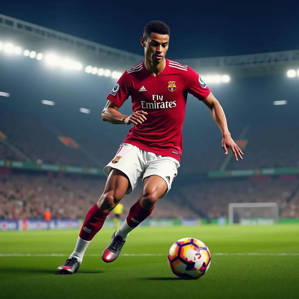 Ronaldo De Lima phô diễn kỹ thuật trong FIFA Mobile