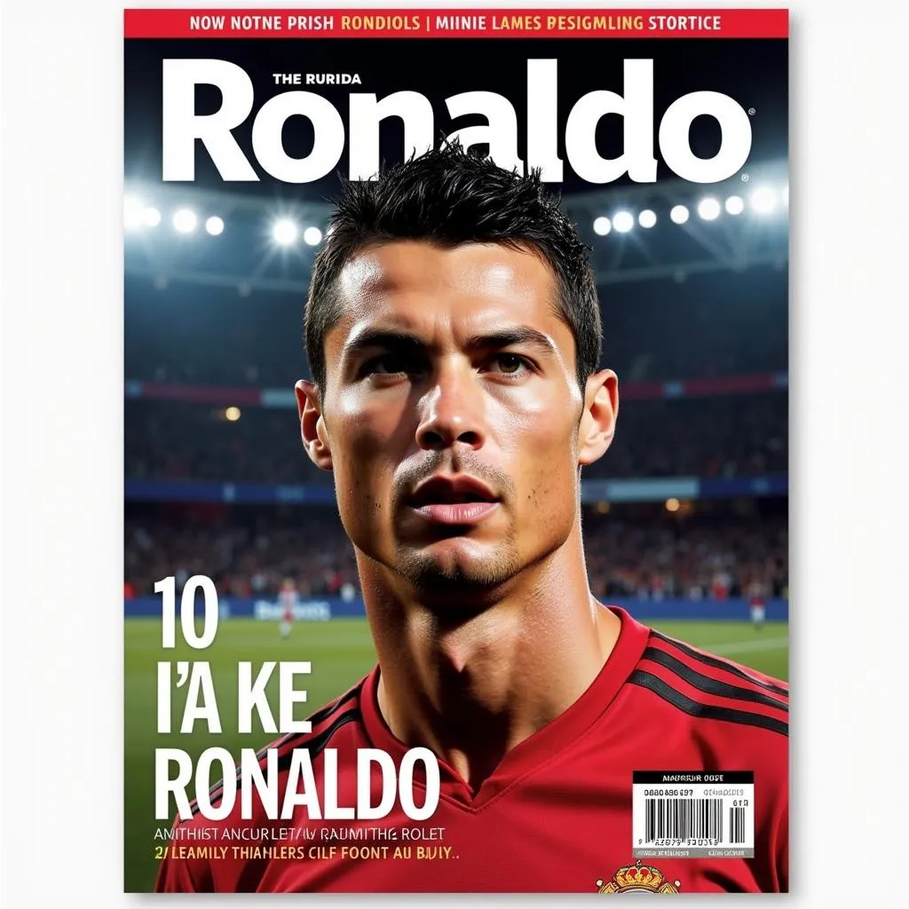 Bìa tạp chí Ronaldo Emagazine