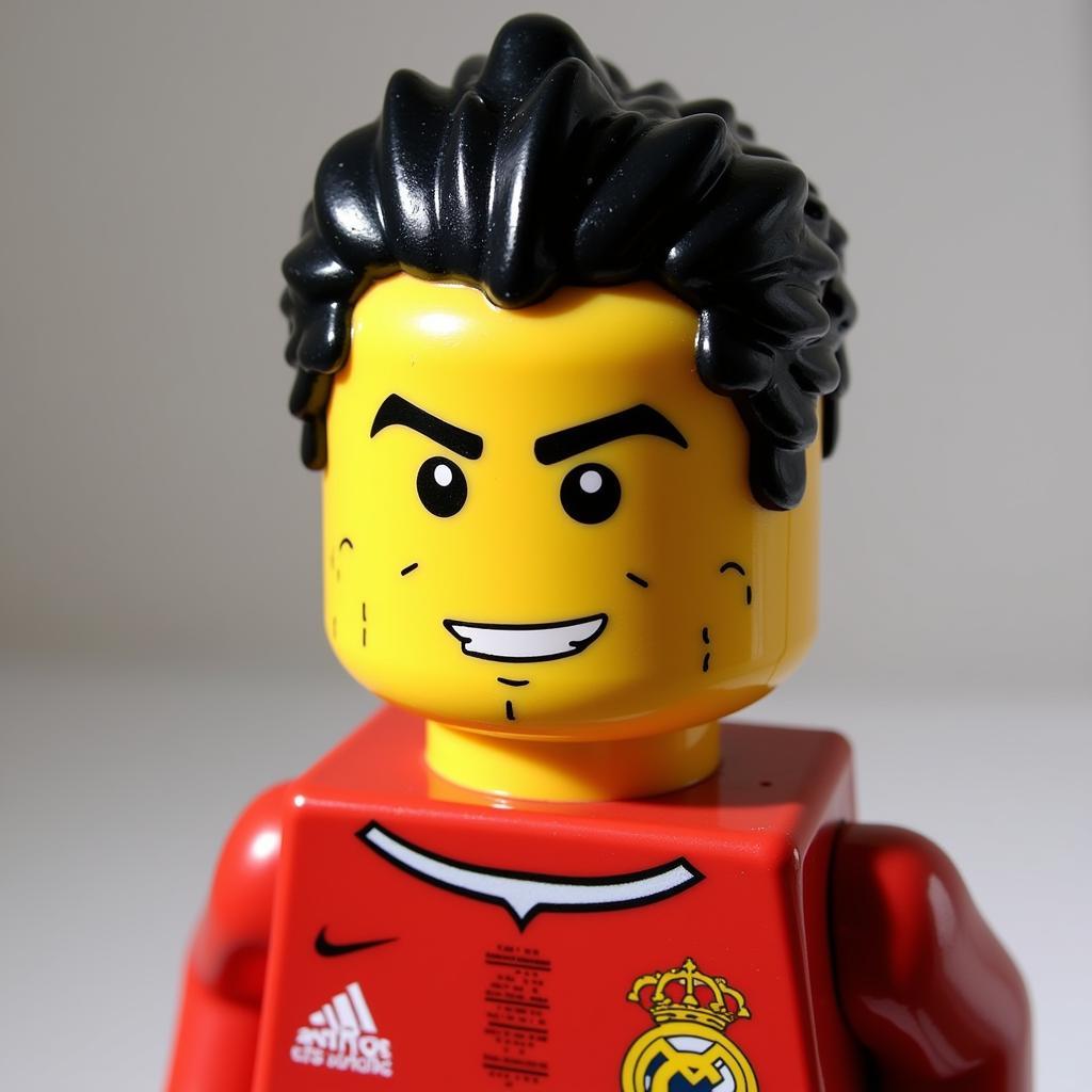 Mộ hình Lego tùy chỉnh độc đáo Ronaldo Face Lego