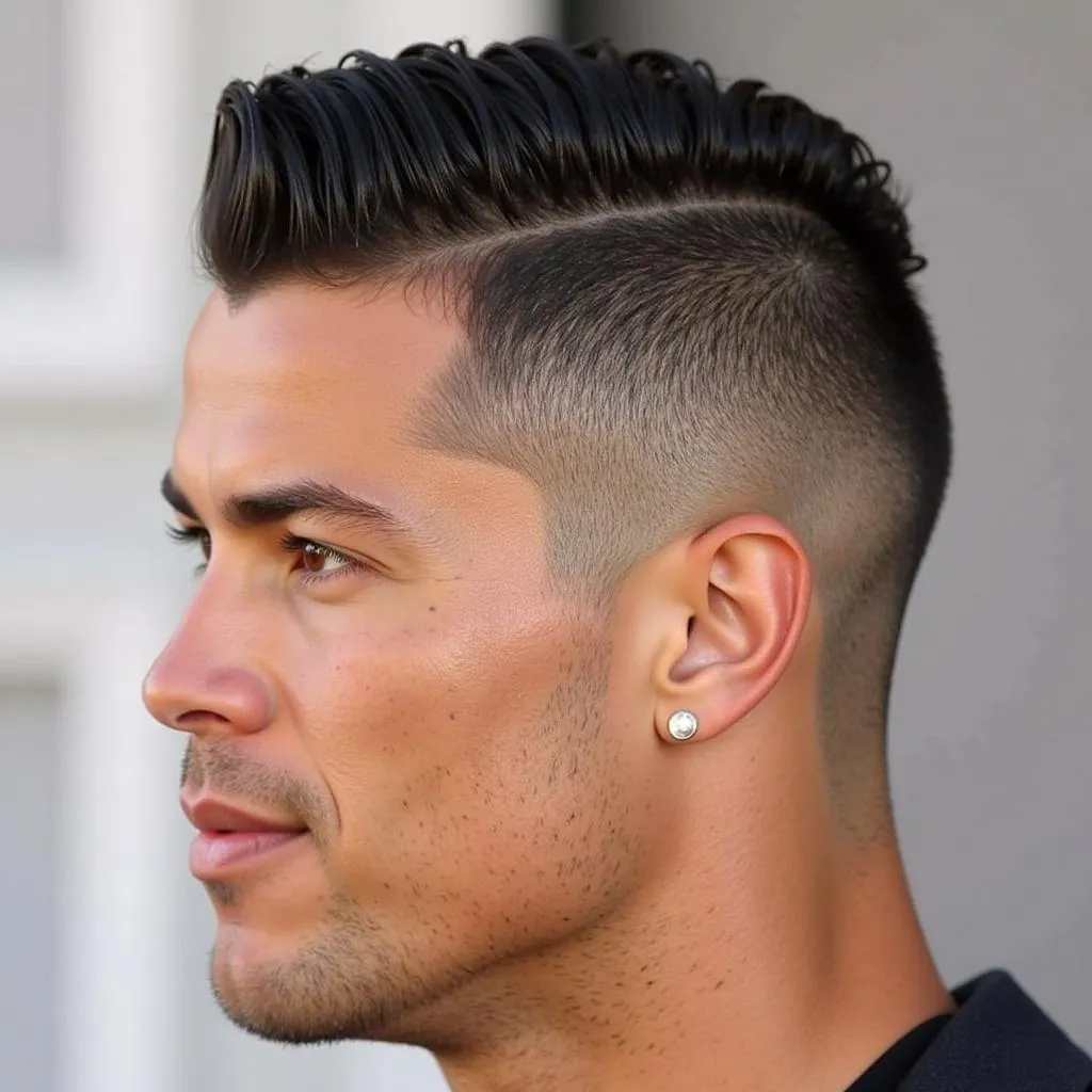 Cristiano Ronaldo's Fade Hairstyles