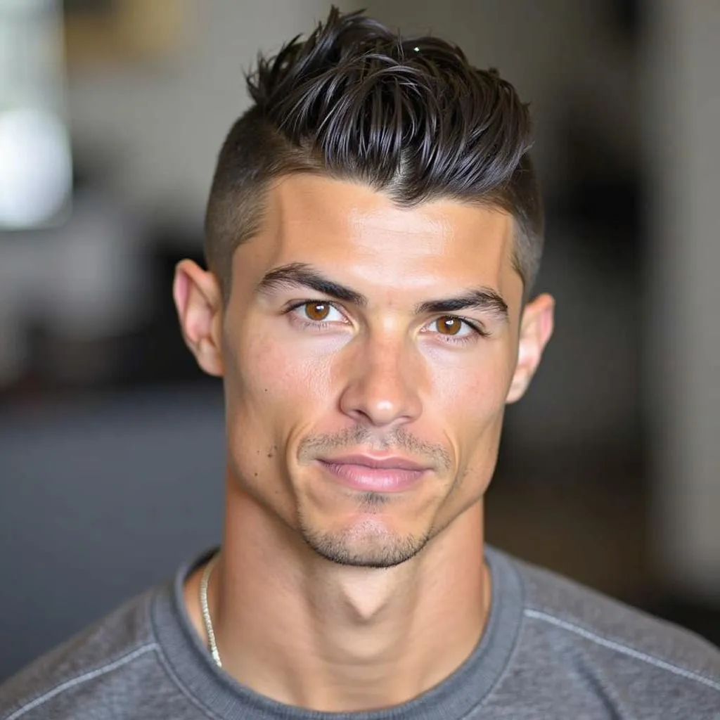 Ronaldo's Modern Fade and Undercut Styles