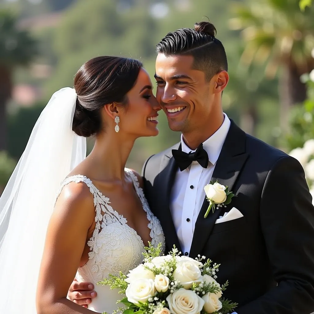 Ảnh cưới của Ronaldo và Georgina