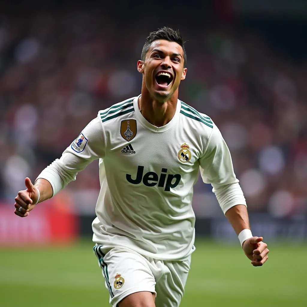 Ronaldo ghi bàn mang tính lịch sử