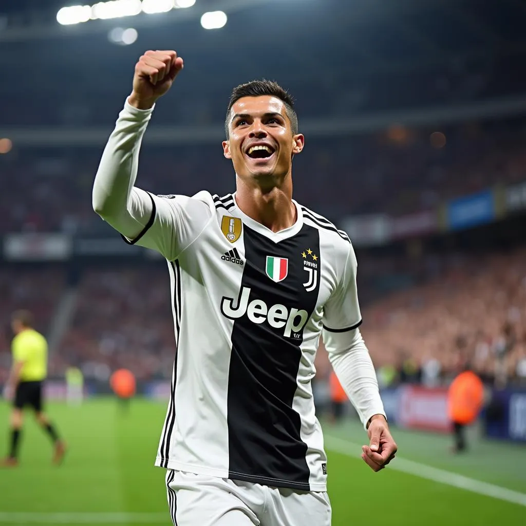 Ronaldo ghi bàn trong màu áo Juventus B