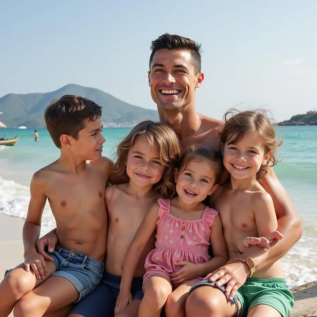 Cristiano Ronaldo Jr Family Vacation