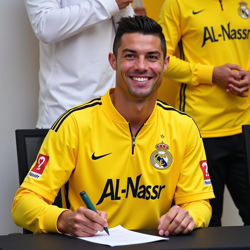 Ronaldo ký hợp đồng với Al-Nassr