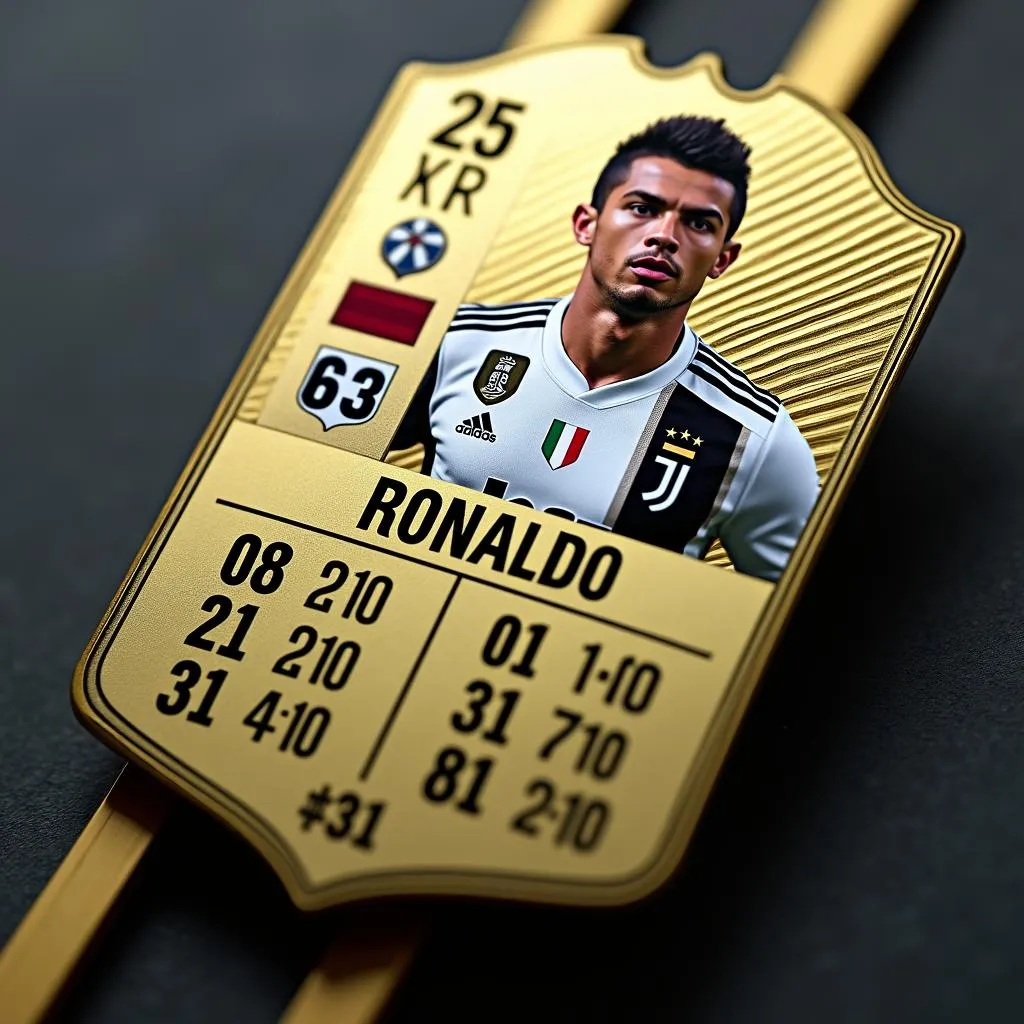 Thẻ bài Ronaldo Legend Card FIFA 20