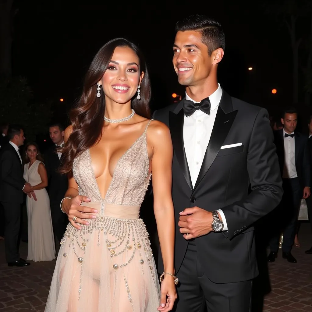 Ronaldo mặc đầm dự tiệc của bạn gái, điệu đà và sành điệu