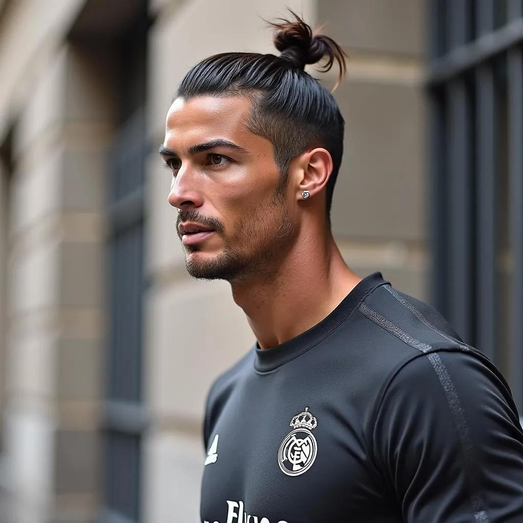 Ronaldo's Man Bun: A Relaxed and Stylish Look