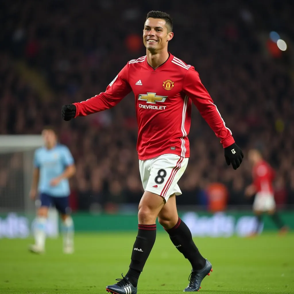 Cristiano Ronaldo Manchester United Celebration