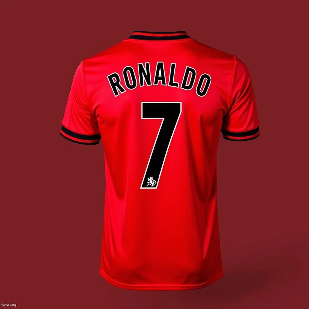 Manchester United Shirt Ronaldo, Red