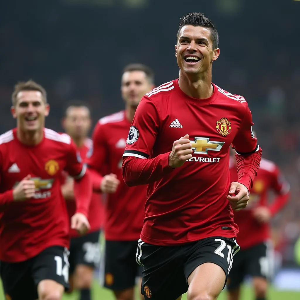 Ronaldo thời kỳ đỉnh cao tại Manchester United