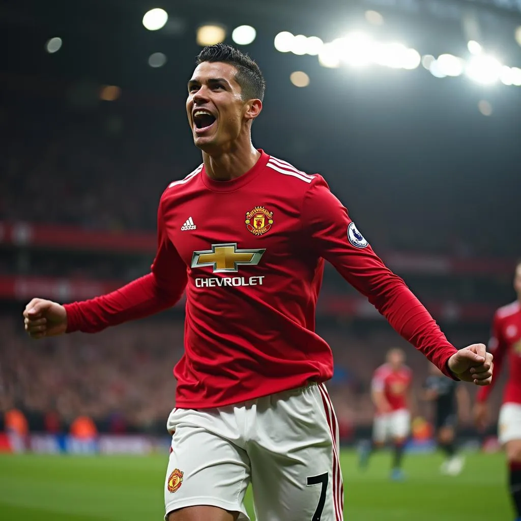 Ronaldo thời kỳ đỉnh cao tại Manchester United