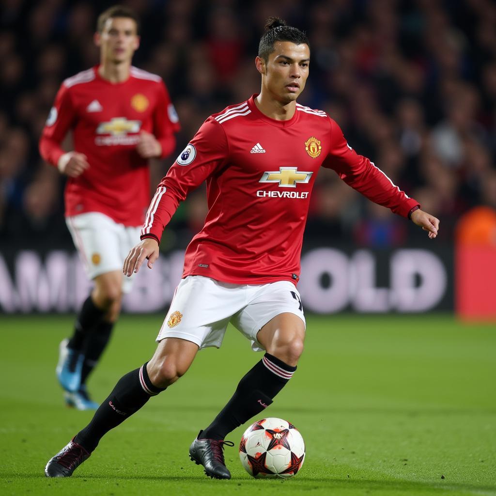 Ronaldo thời kỳ đỉnh cao tại Manchester United