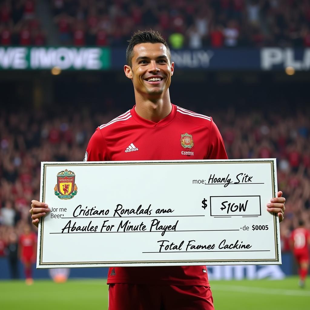 Ronaldo nhận lương khủng